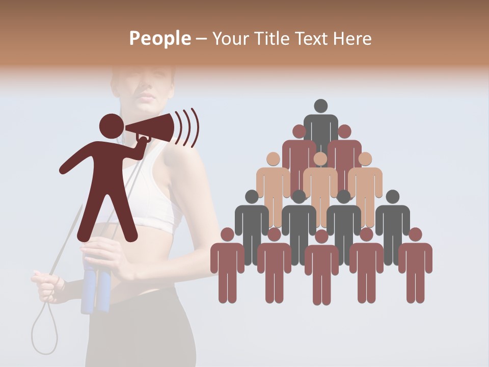 Leisure Activity Looking Away Beauty And Health PowerPoint Template