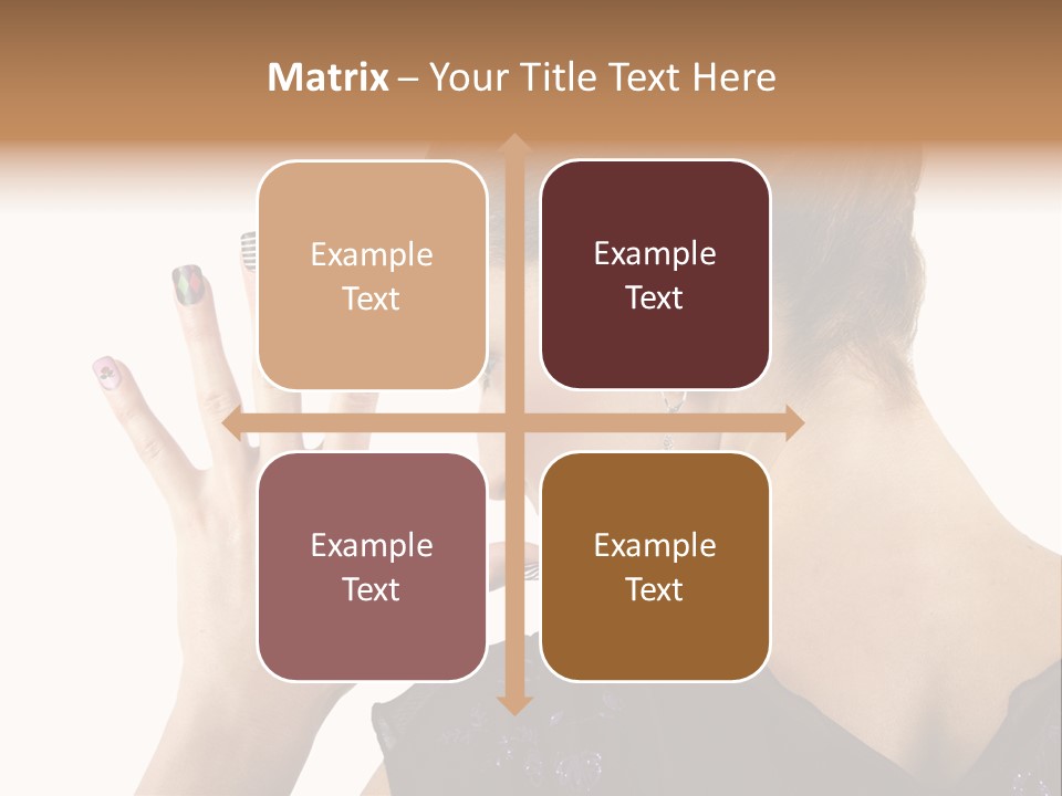 Salon Decorative Art PowerPoint Template