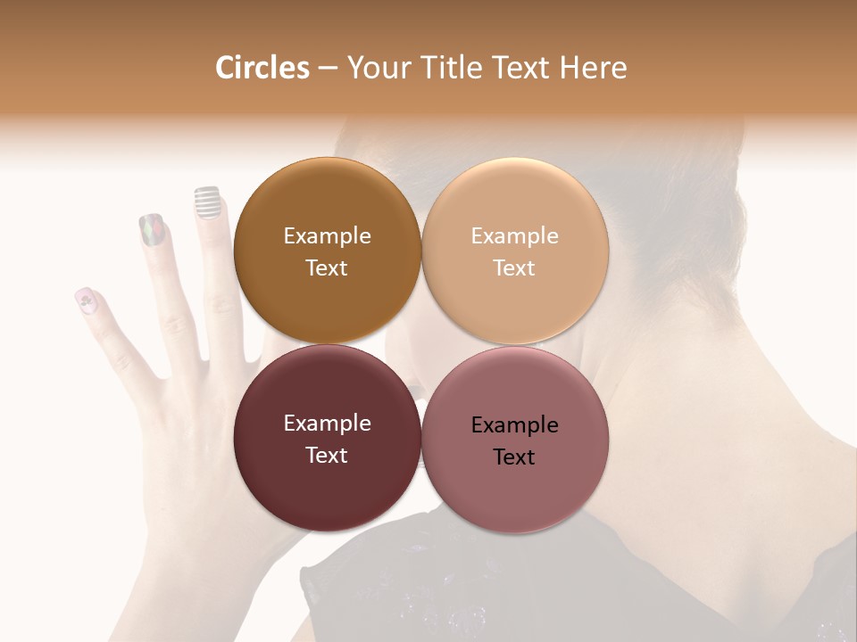 Salon Decorative Art PowerPoint Template