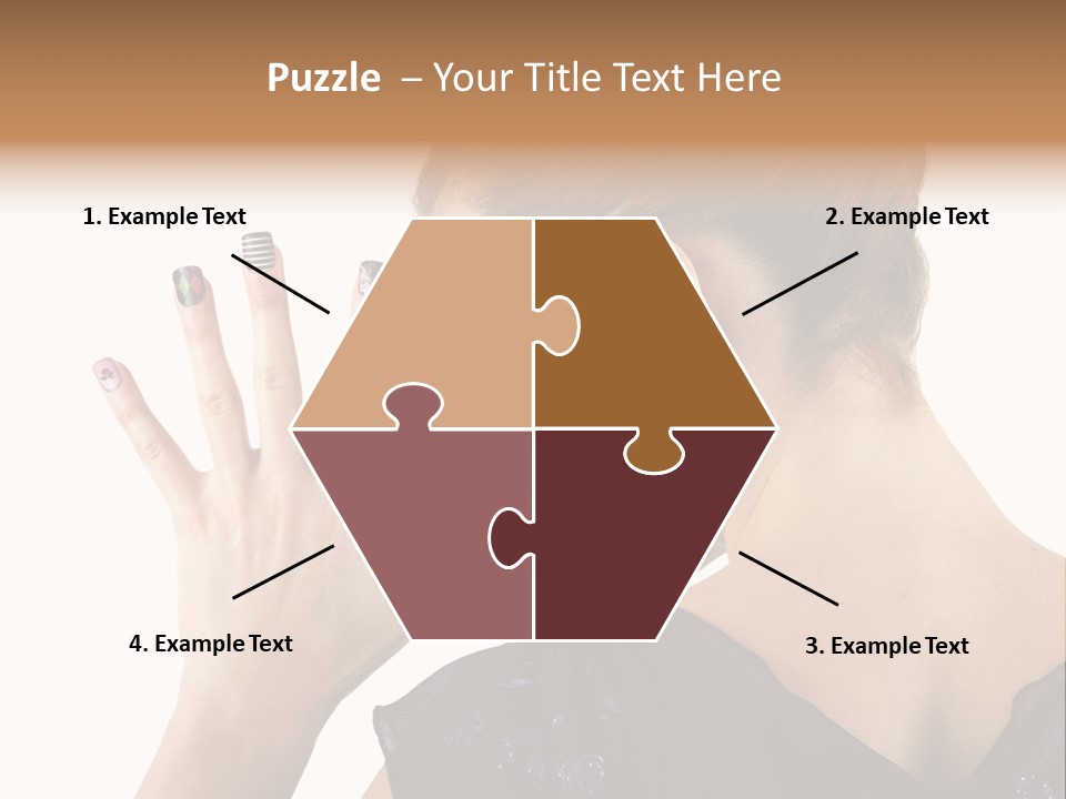 Salon Decorative Art PowerPoint Template