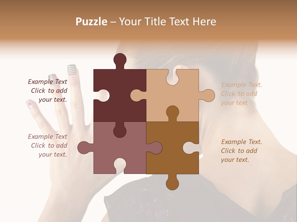 Salon Decorative Art PowerPoint Template