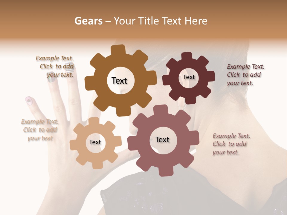 Salon Decorative Art PowerPoint Template