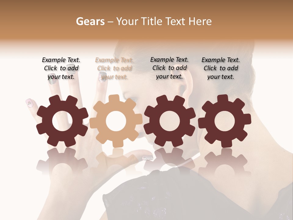 Salon Decorative Art PowerPoint Template