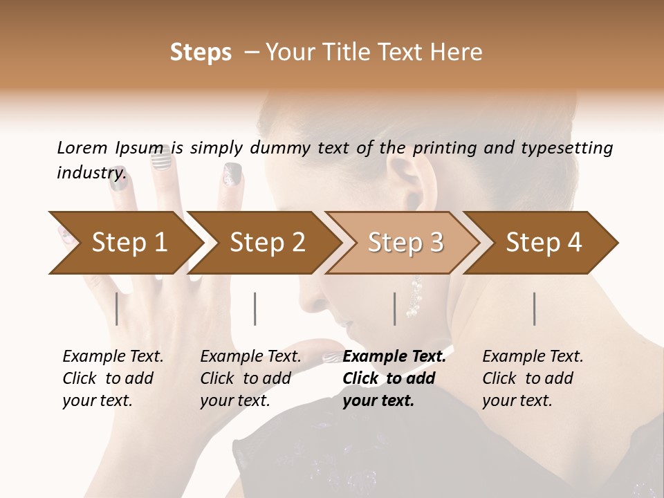 Salon Decorative Art PowerPoint Template