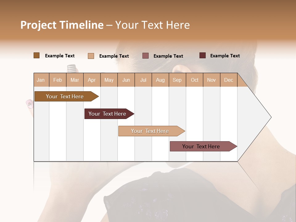 Salon Decorative Art PowerPoint Template