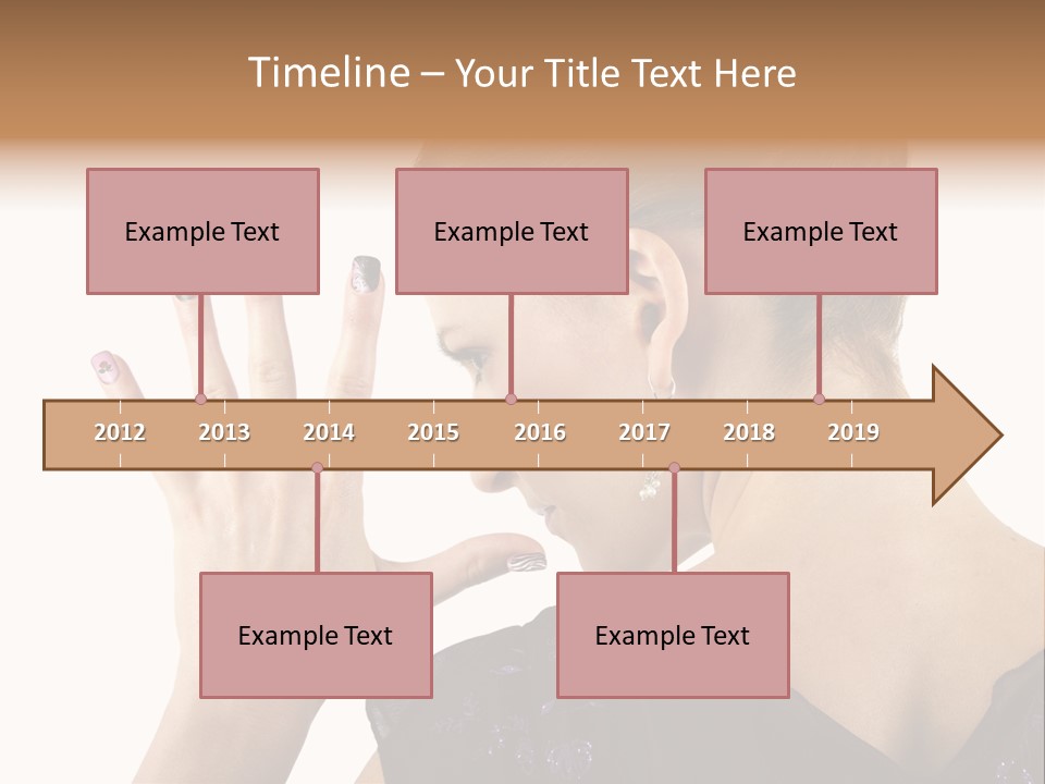 Salon Decorative Art PowerPoint Template