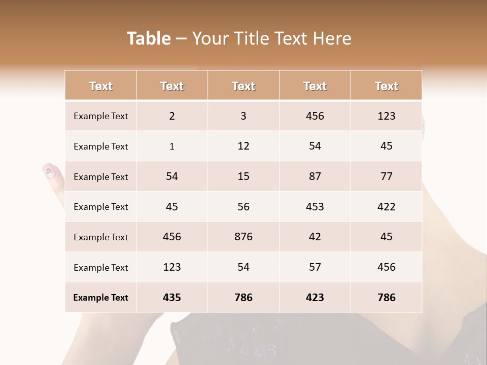 Salon Decorative Art PowerPoint Template