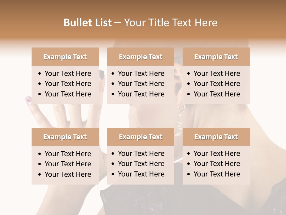 Salon Decorative Art PowerPoint Template