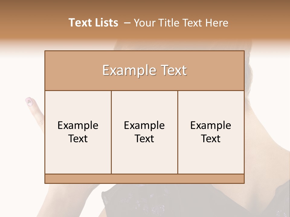 Salon Decorative Art PowerPoint Template
