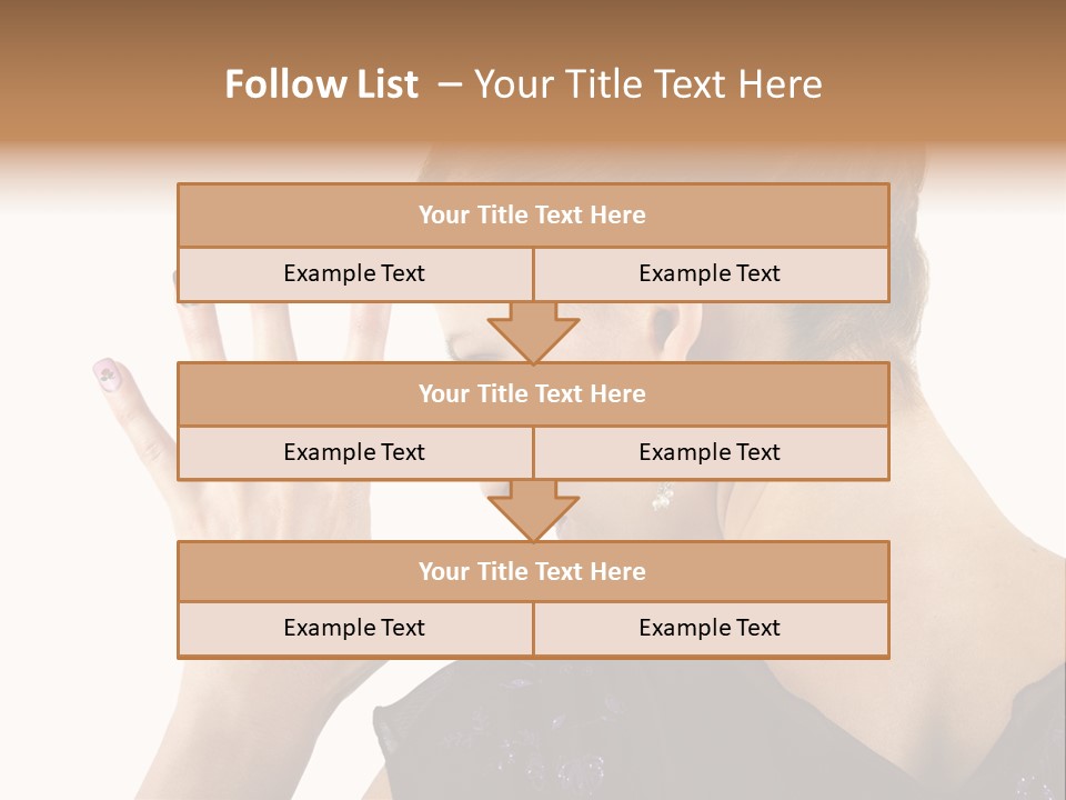 Salon Decorative Art PowerPoint Template