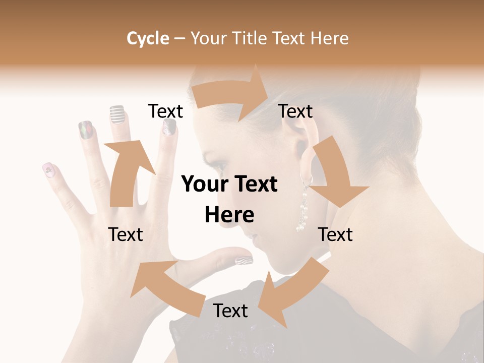 Salon Decorative Art PowerPoint Template