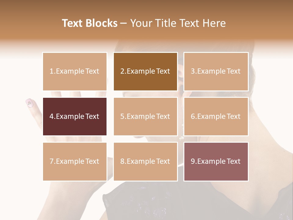 Salon Decorative Art PowerPoint Template