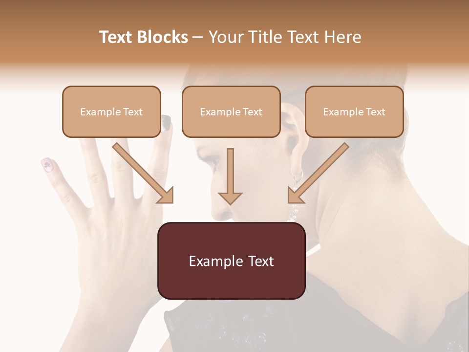 Salon Decorative Art PowerPoint Template