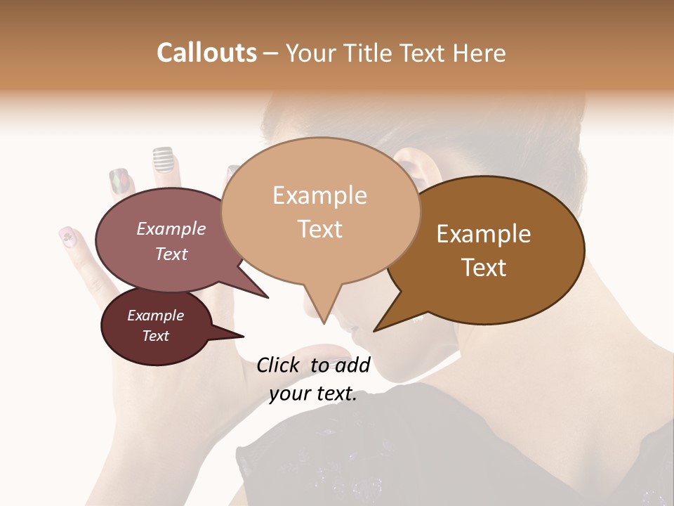 Salon Decorative Art PowerPoint Template