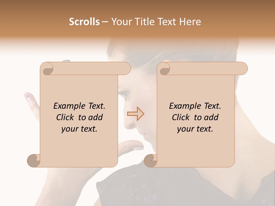 Salon Decorative Art PowerPoint Template
