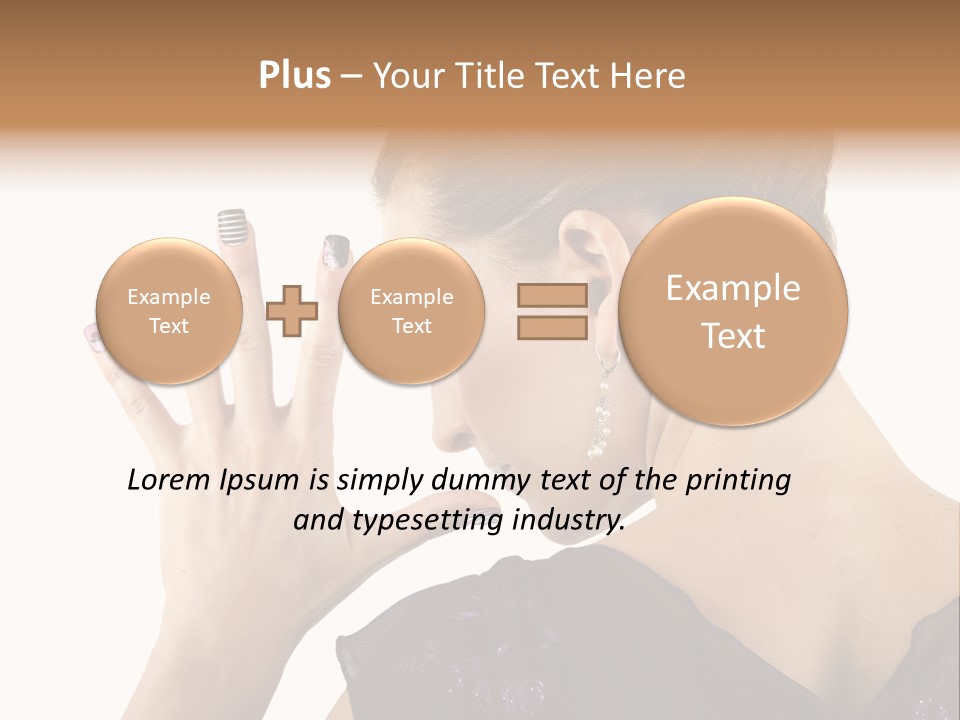 Salon Decorative Art PowerPoint Template