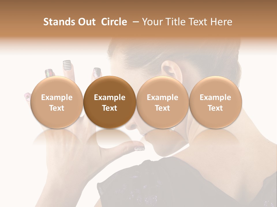 Salon Decorative Art PowerPoint Template