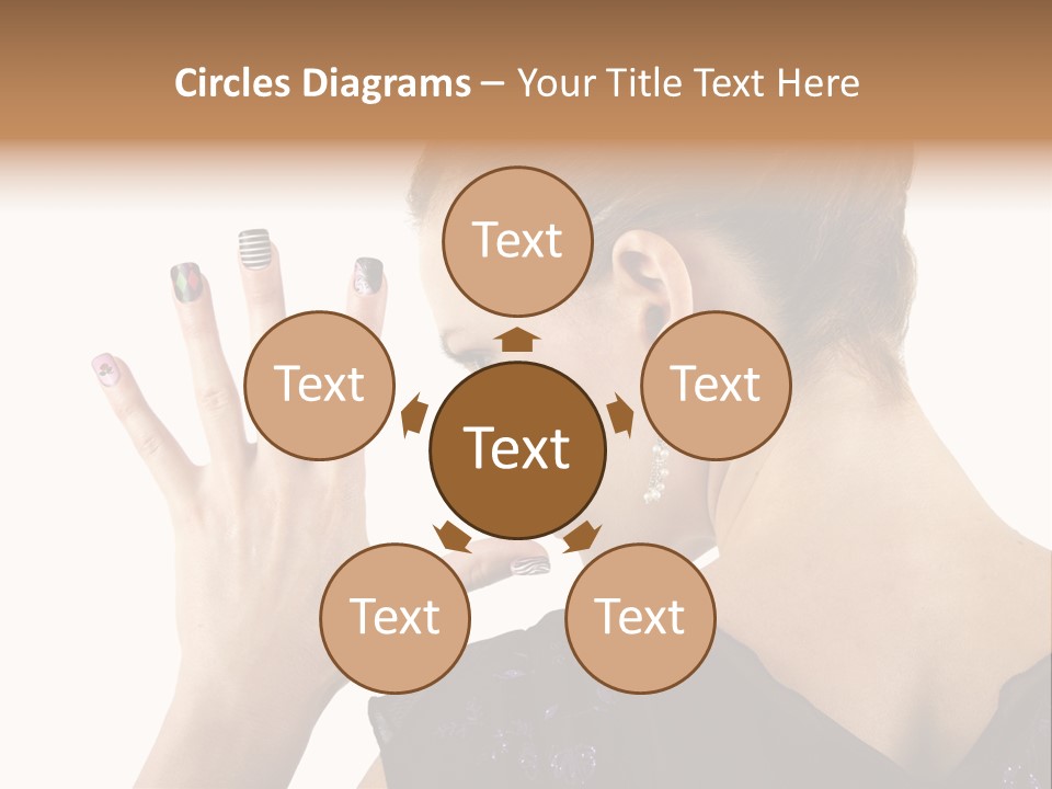 Salon Decorative Art PowerPoint Template