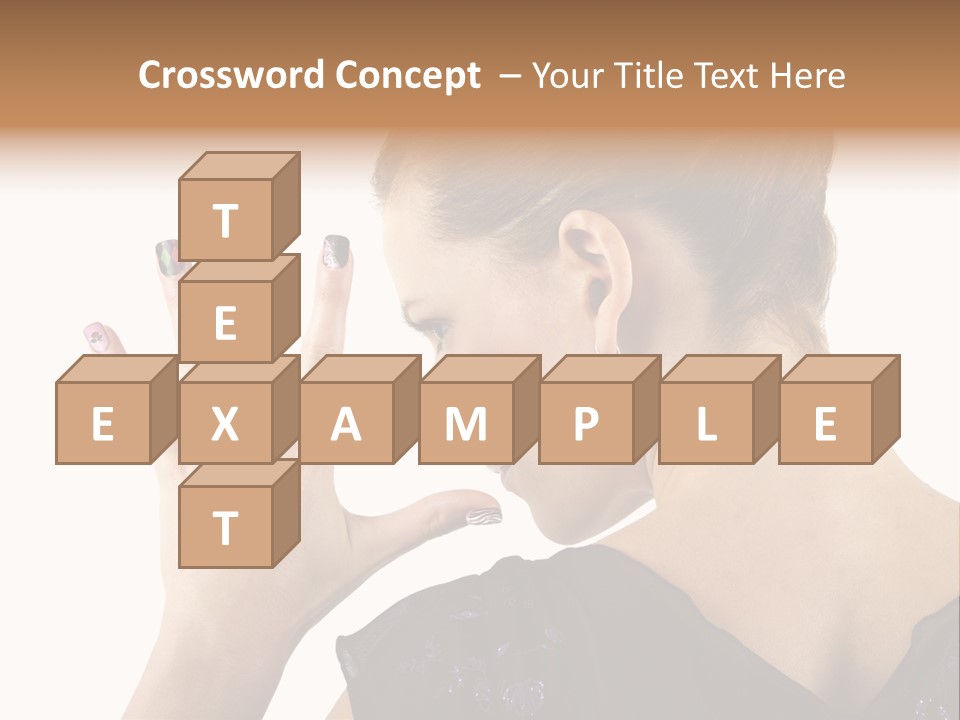 Salon Decorative Art PowerPoint Template