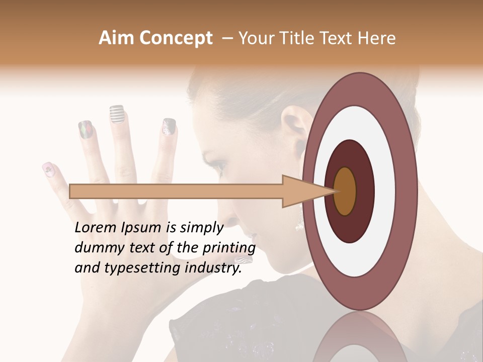 Salon Decorative Art PowerPoint Template