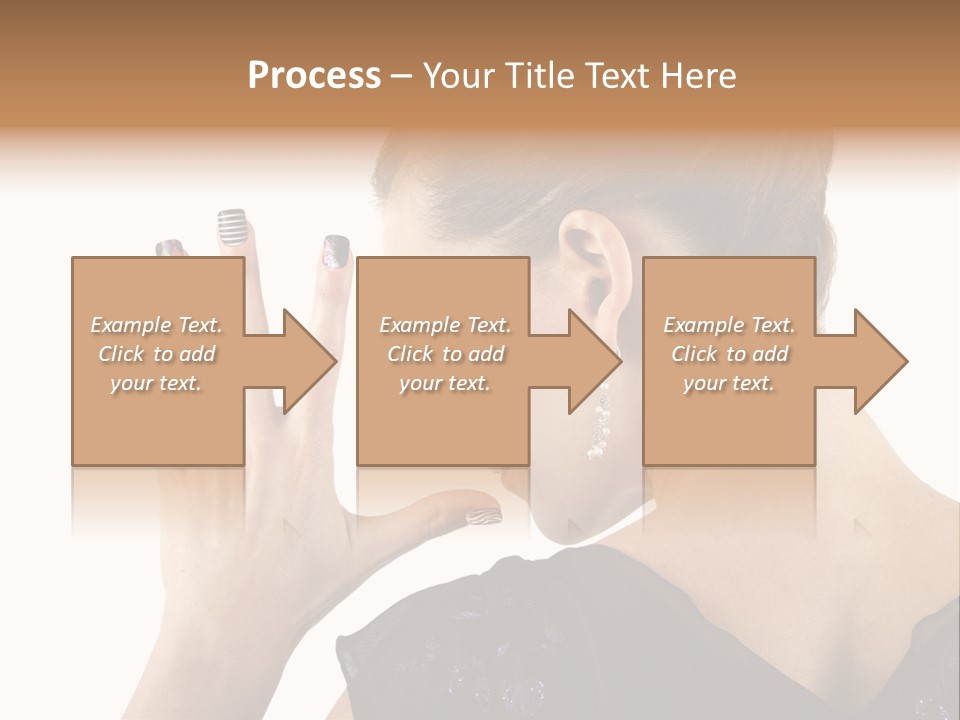 Salon Decorative Art PowerPoint Template