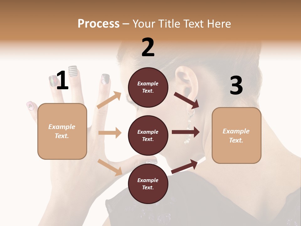 Salon Decorative Art PowerPoint Template