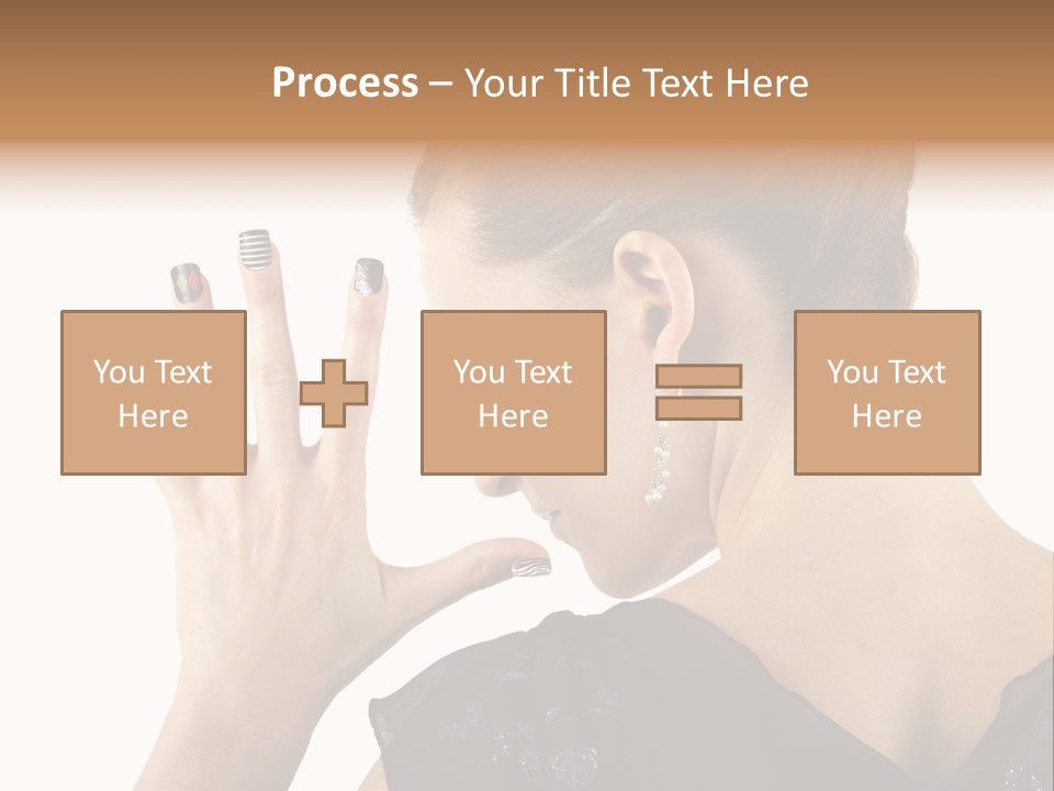 Salon Decorative Art PowerPoint Template