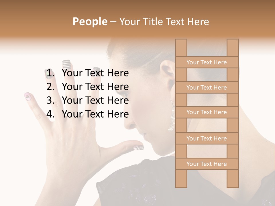Salon Decorative Art PowerPoint Template