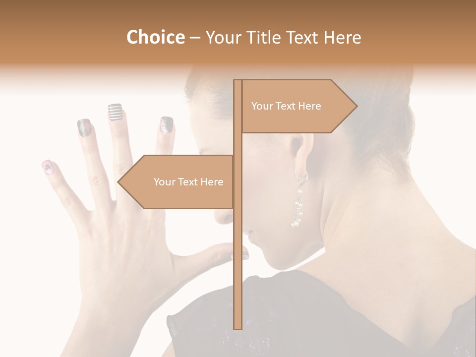 Salon Decorative Art PowerPoint Template