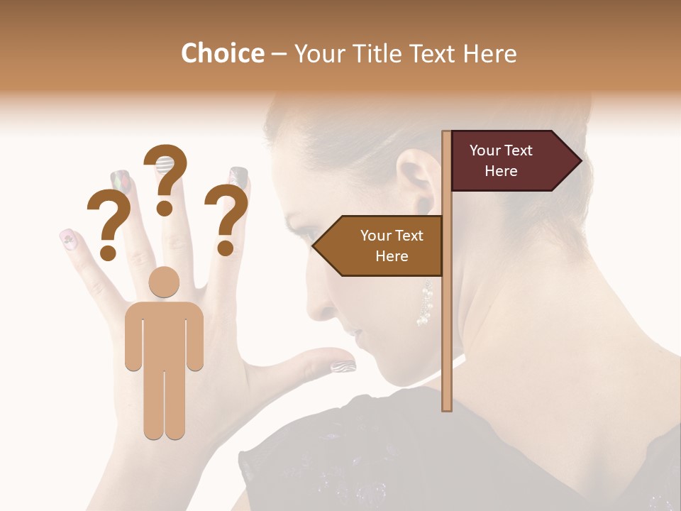 Salon Decorative Art PowerPoint Template