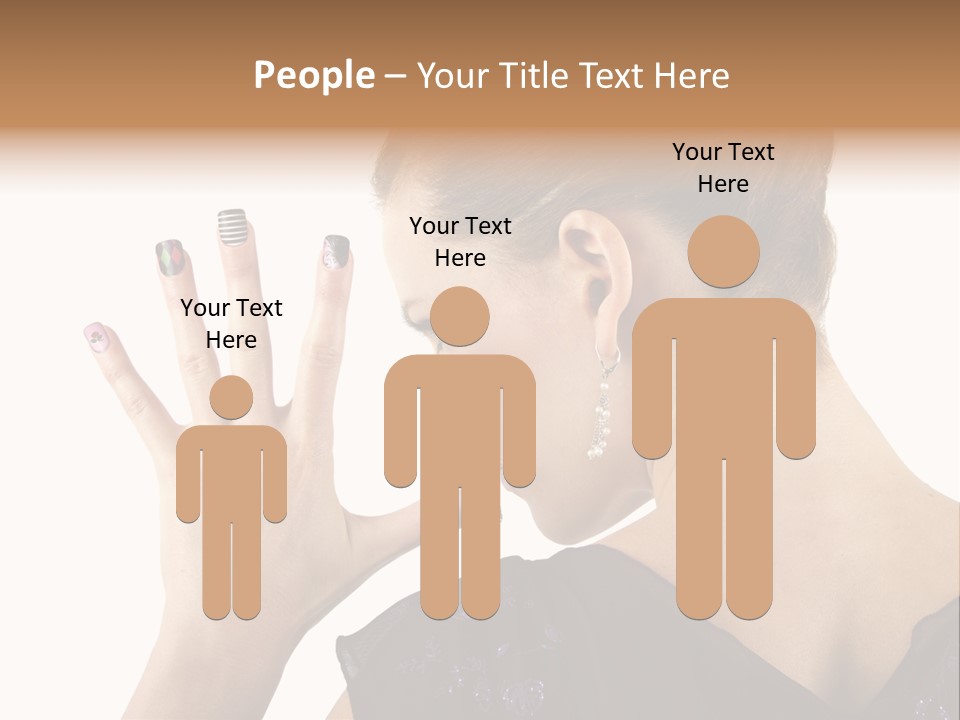 Salon Decorative Art PowerPoint Template