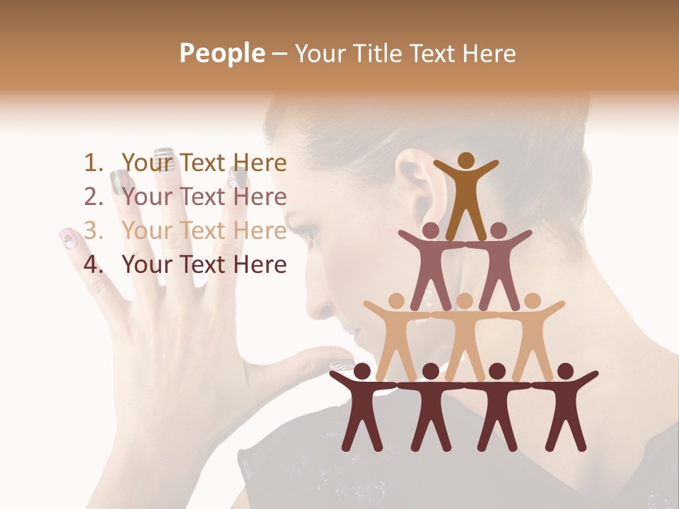 Salon Decorative Art PowerPoint Template