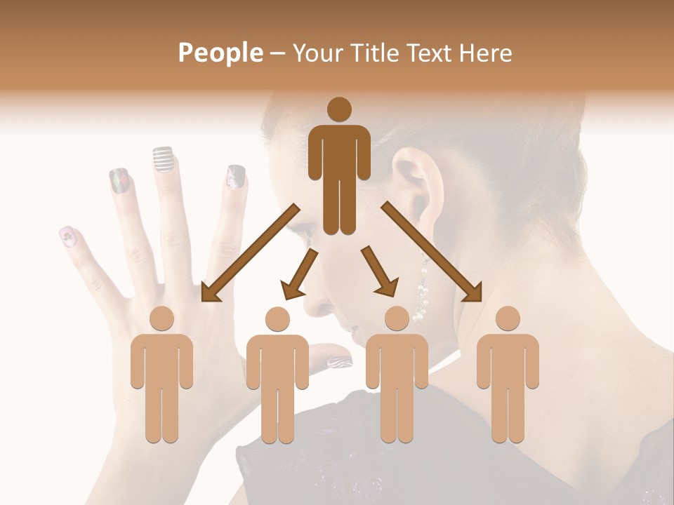 Salon Decorative Art PowerPoint Template