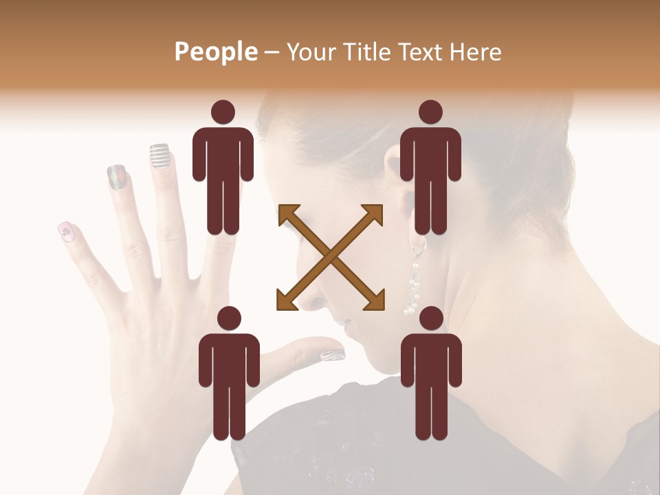 Salon Decorative Art PowerPoint Template