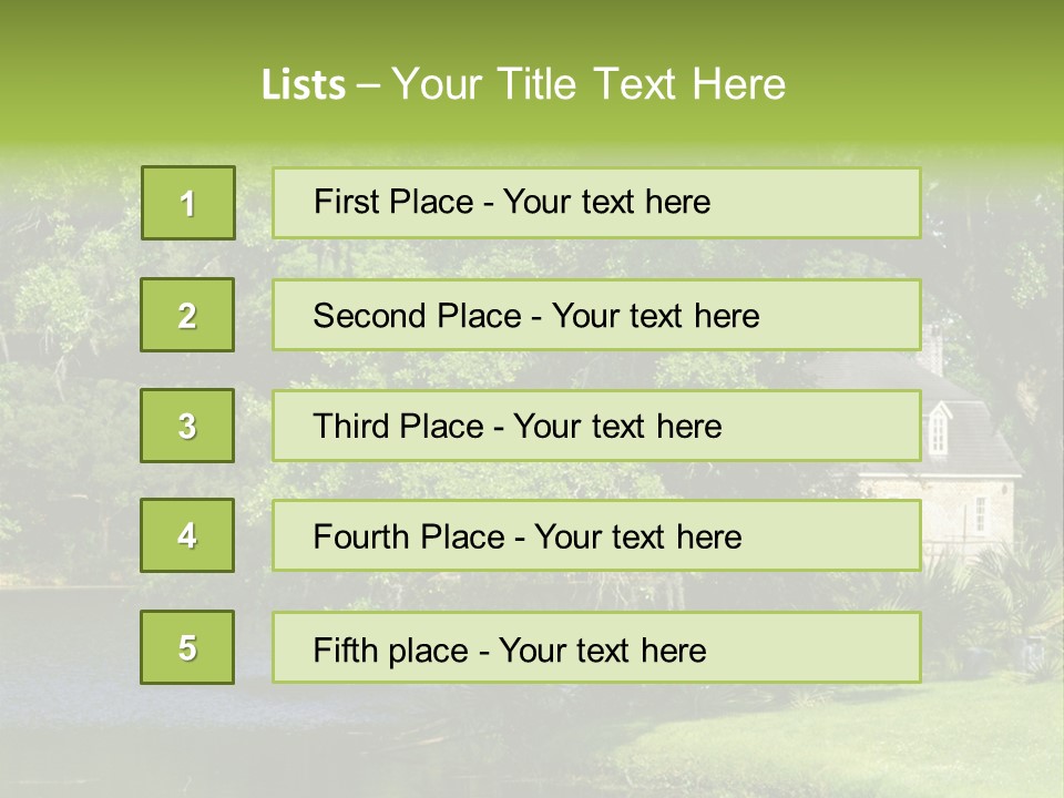 Tourism Usa No People PowerPoint Template