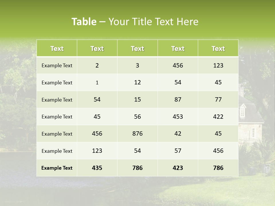Tourism Usa No People PowerPoint Template