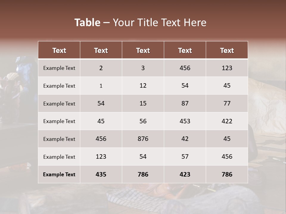 Handicraft Decoration Wood Engraving PowerPoint Template