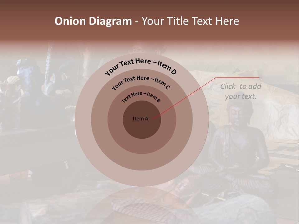 Handicraft Decoration Wood Engraving PowerPoint Template