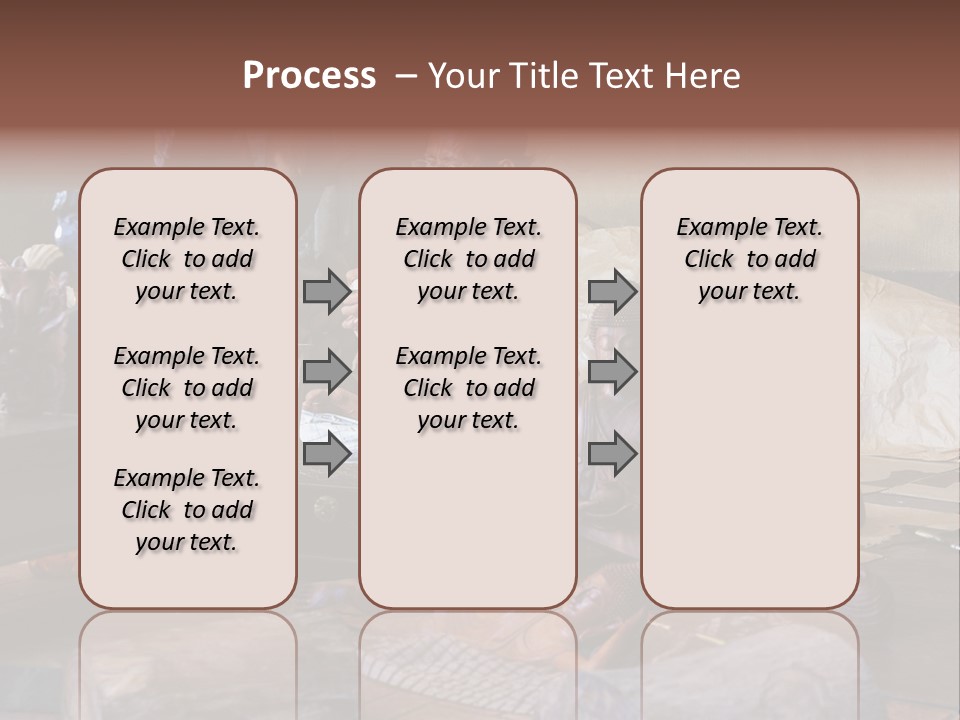 Handicraft Decoration Wood Engraving PowerPoint Template