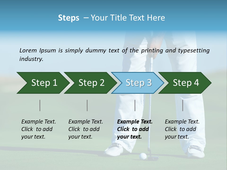 Tournament Young Leisure PowerPoint Template