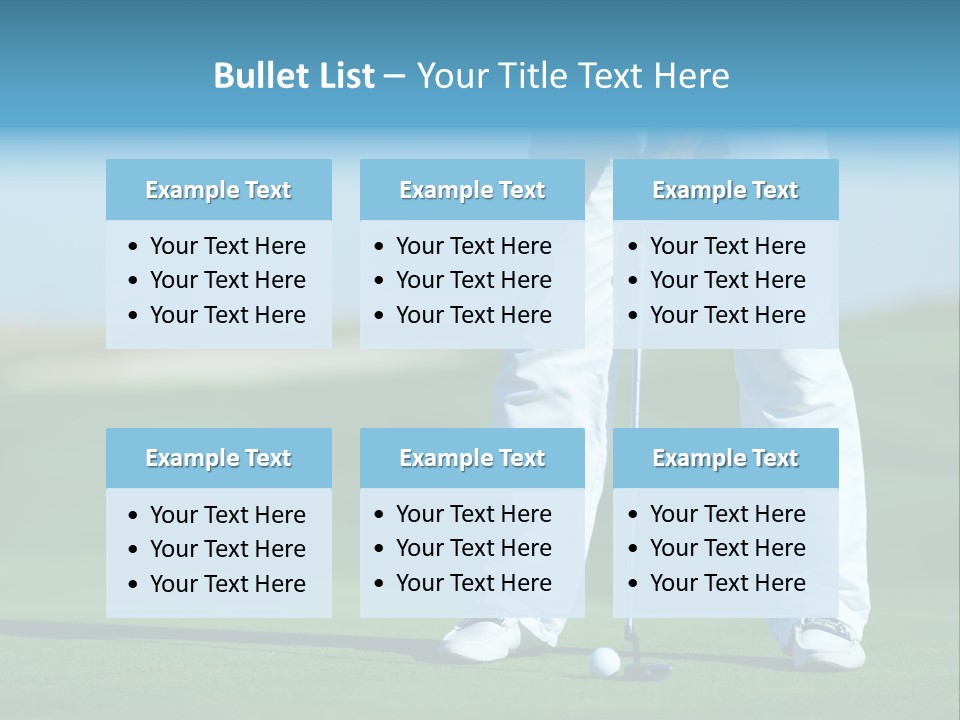 Tournament Young Leisure PowerPoint Template