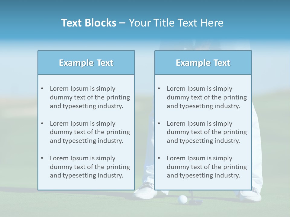 Tournament Young Leisure PowerPoint Template