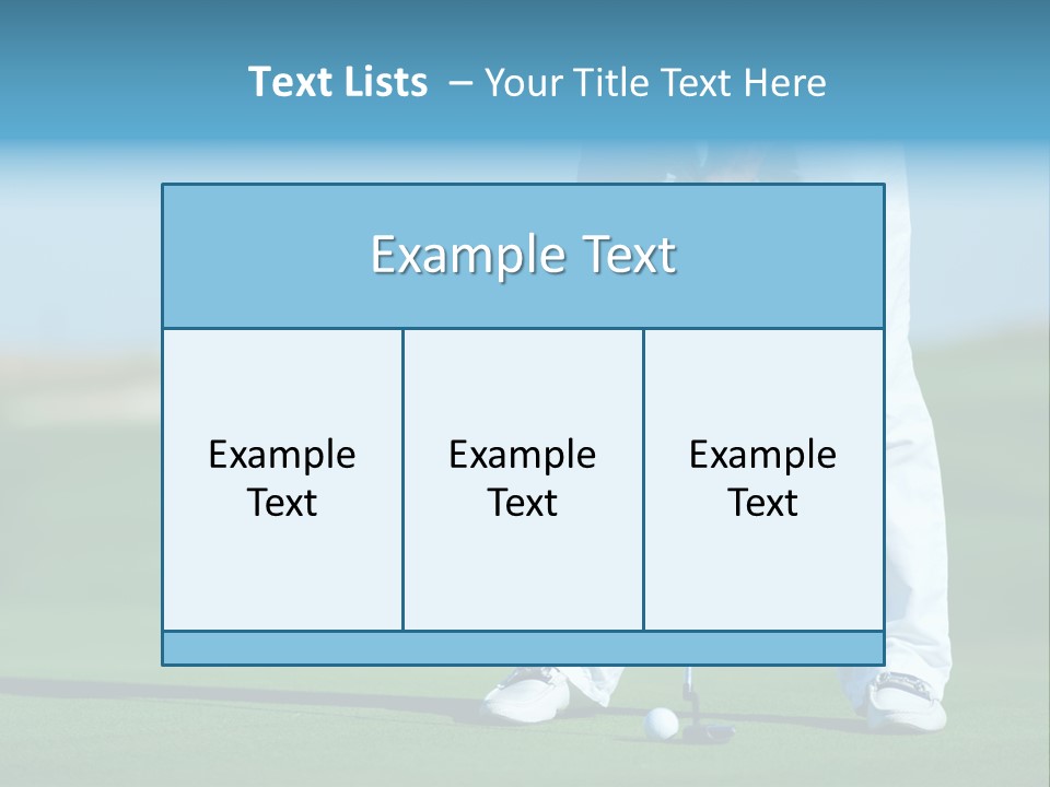 Tournament Young Leisure PowerPoint Template