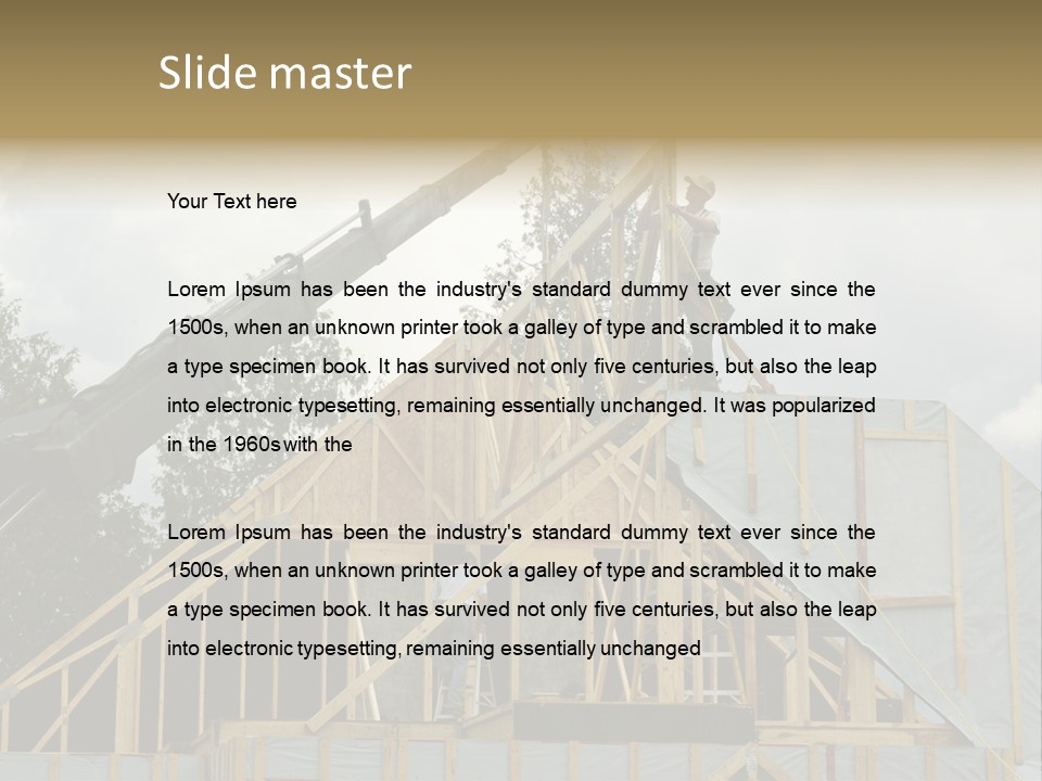 Maneuvers Crane Nail PowerPoint Template