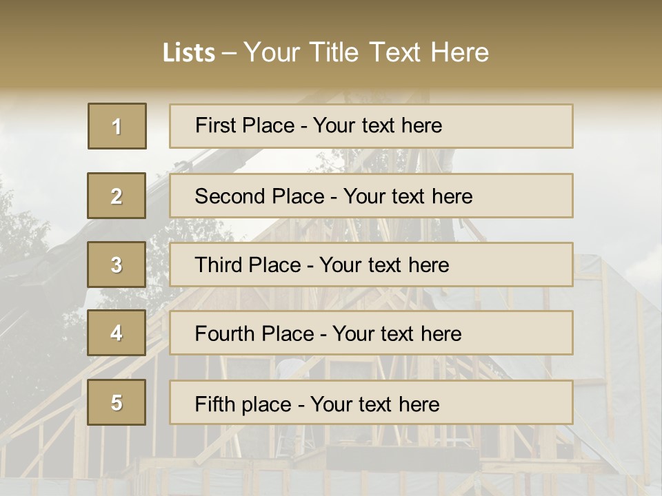 Maneuvers Crane Nail PowerPoint Template