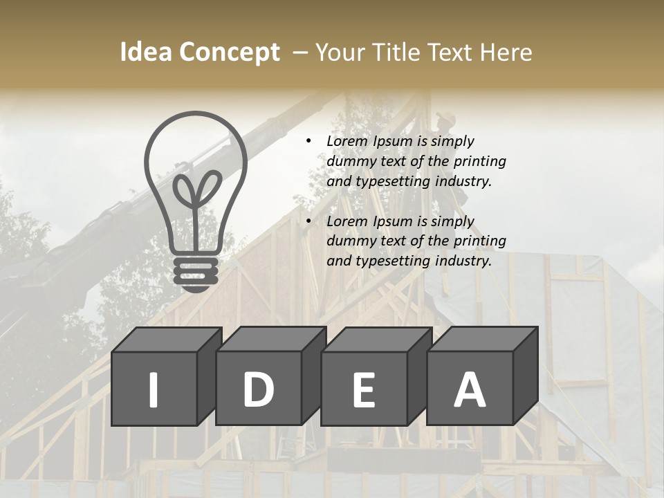 Maneuvers Crane Nail PowerPoint Template