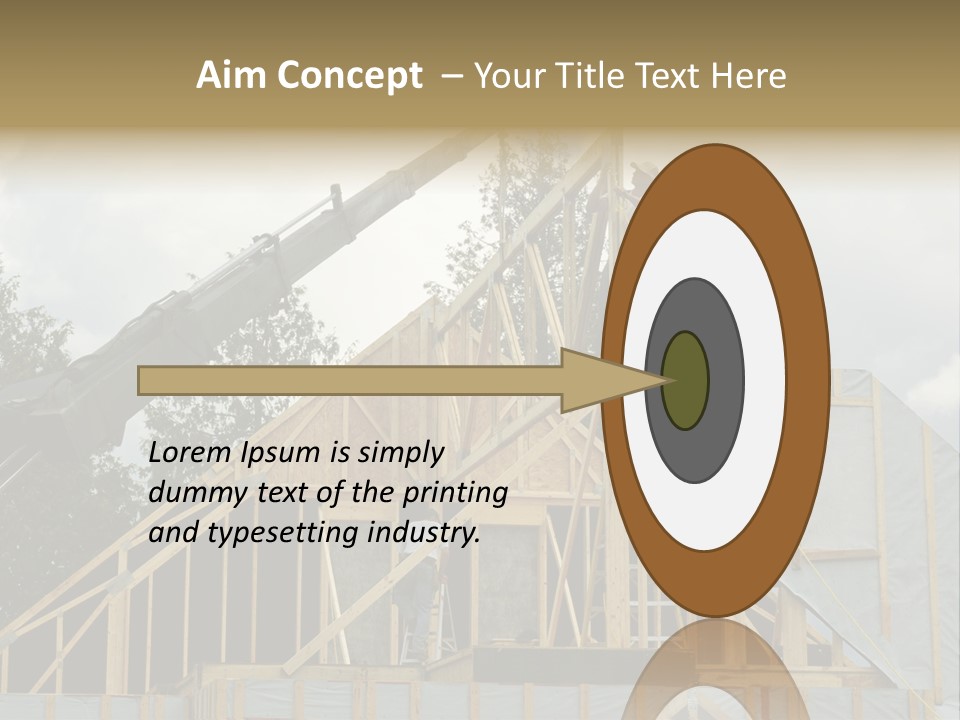 Maneuvers Crane Nail PowerPoint Template