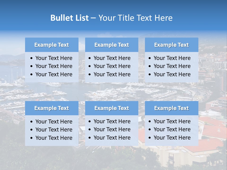 Holiday Coast Buildings PowerPoint Template