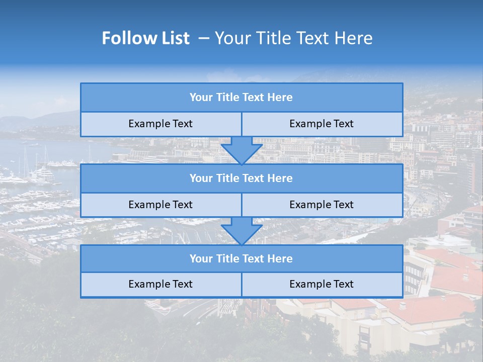 Holiday Coast Buildings PowerPoint Template