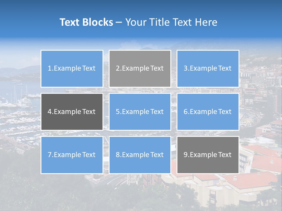 Holiday Coast Buildings PowerPoint Template